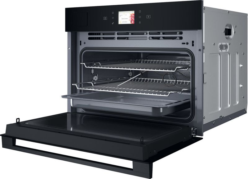 Whirlpool-Four-micro-ondes-Encastrable-WCT9A9PHTSBF-Stardust-grey-matte-Electronique-53-Micro-ondes-Combine-950-Perspective-open