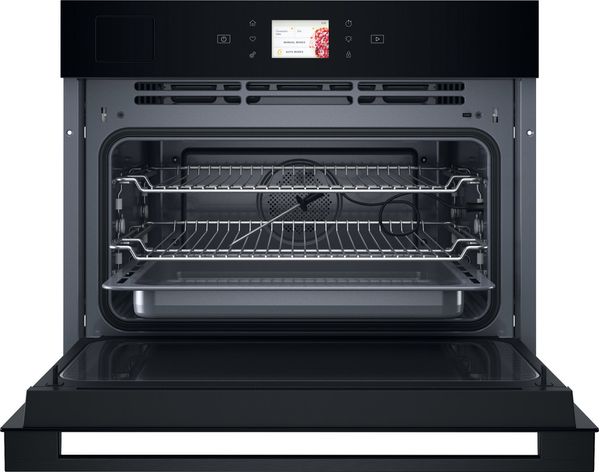 Whirlpool Four micro-ondes Encastrable WCT9A9PHTSBF Stardust grey matte Electronique 53 Micro-ondes Combiné 950 Frontal open