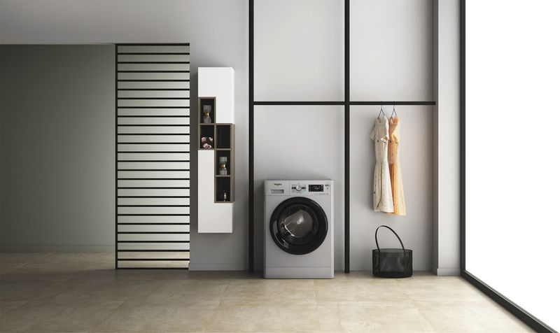 Whirlpool-Lave-linge-Pose-libre-FFB8469SBVFR-Argent-Lave-linge-frontal-A-Lifestyle-frontal