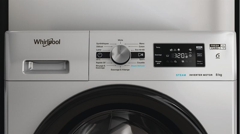 Whirlpool-Lave-linge-Pose-libre-FFB8469SBVFR-Argent-Lave-linge-frontal-A-Lifestyle-control-panel
