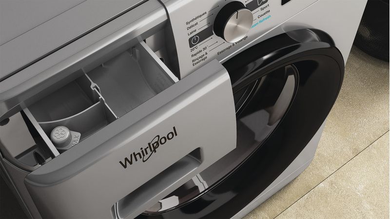 Whirlpool-Lave-linge-Pose-libre-FFB8469SBVFR-Argent-Lave-linge-frontal-A-Lifestyle-detail