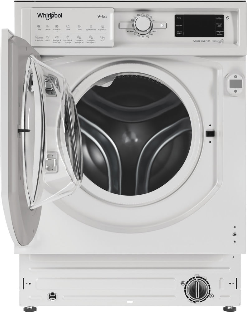 Whirlpool-Lavante-sechante-Encastrable-BI-WDWG-96146-FR-Blanc-Lave-linge-frontal-Frontal-open
