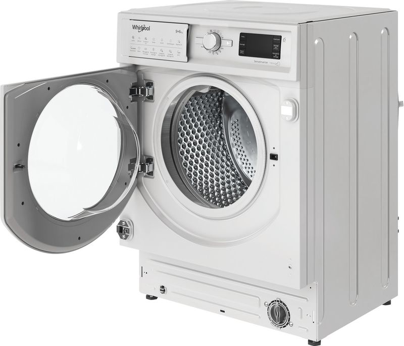 Whirlpool-Lavante-sechante-Encastrable-BI-WDWG-96146-FR-Blanc-Lave-linge-frontal-Perspective-open