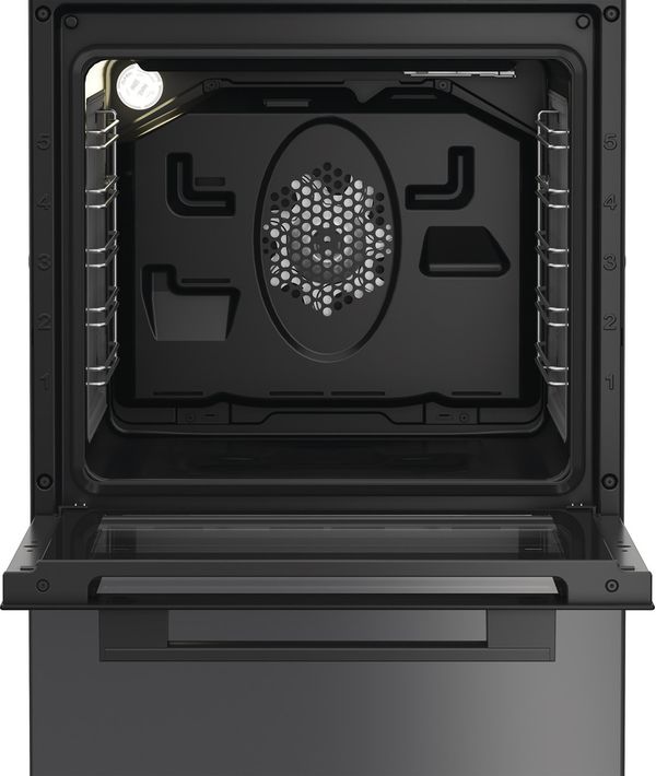 Whirlpool Cuisinière W5V8LCSA Anthracite Electrique Frontal open