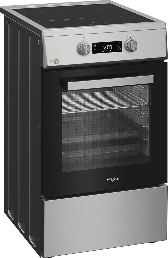 Whirlpool-Cuisiniere-W5I8LCSX-Inox-Electrique-Perspective