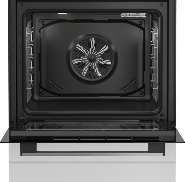 Whirlpool Cuisinière W6V8LCSW Blanc Electrique Frontal open