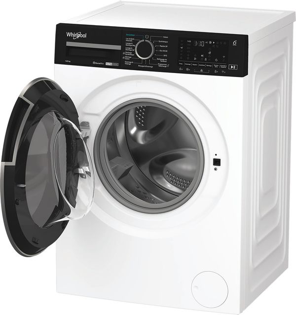 Whirlpool-Lavante-sechante-Pose-libre-WPD-2836W-ADS-FR-Blanc-Lave-linge-frontal-Perspective-open