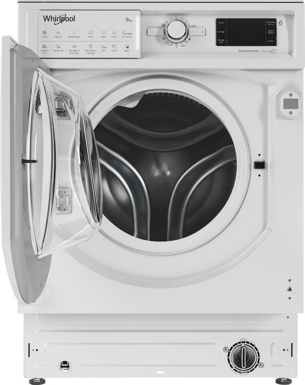 Whirlpool Lave-linge Encastrable BI WMWG 9146 FR Blanc Lave-linge frontal A Frontal open