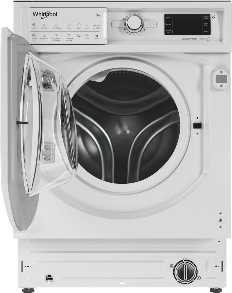 Whirlpool-Lave-linge-Encastrable-BI-WMWG-9146-FR-Blanc-Lave-linge-frontal-A-Frontal-open