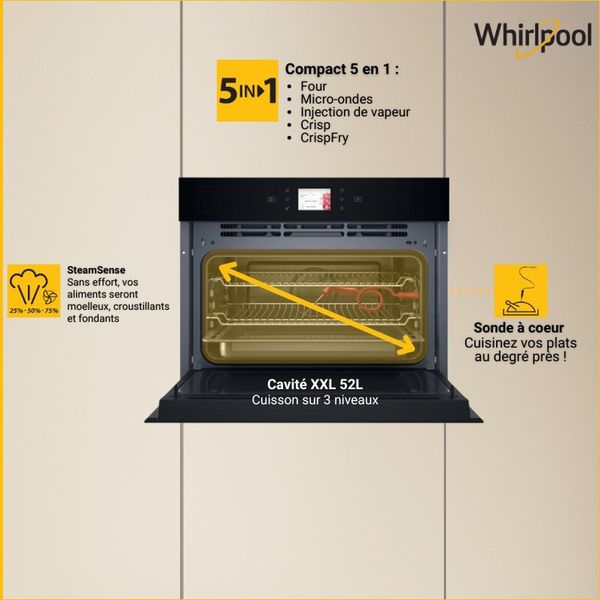 Whirlpool-Four-micro-ondes-Encastrable-WCT11A9FHTSB-Noir-Electronique-53-Micro-ondes-Combine-950-Lifestyle-detail
