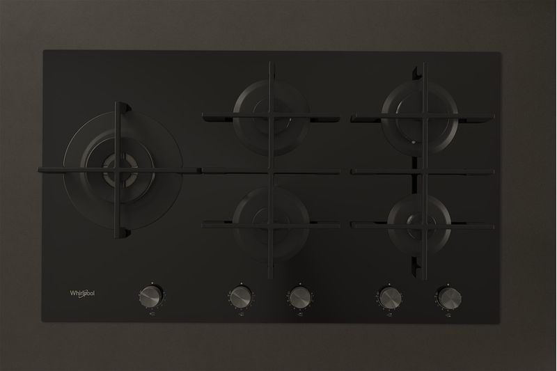 Whirlpool-Table-de-cuisson-GOWL-928-NB-Noir-Gaz-Lifestyle-frontal