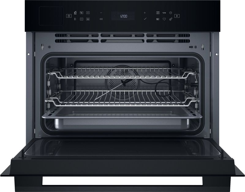 Whirlpool-Four-micro-ondes-Encastrable-WCT7A9PHTSBF-Noir-Electronique-53-Micro-ondes-Combine-950-Frontal-open