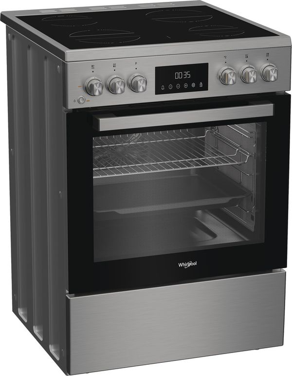 Whirlpool-Cuisiniere-W6V8LCSX-Inox-Electrique-Perspective