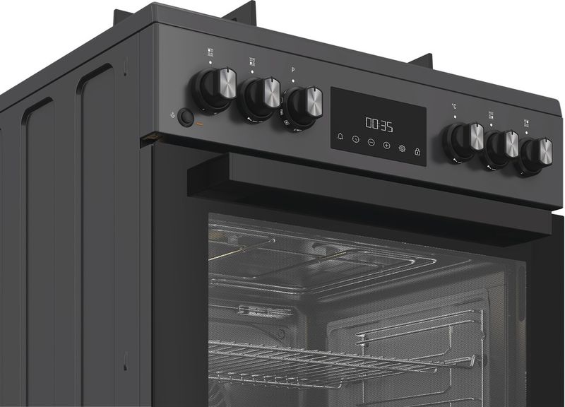 Whirlpool-Cuisiniere-W6G8LCSWA-Anthracite-Gaz-Control-panel