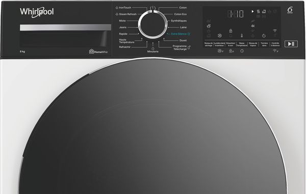 Whirlpool-Seche-linge-C-WD-86M-WBR-FR-Blanc-Control-panel