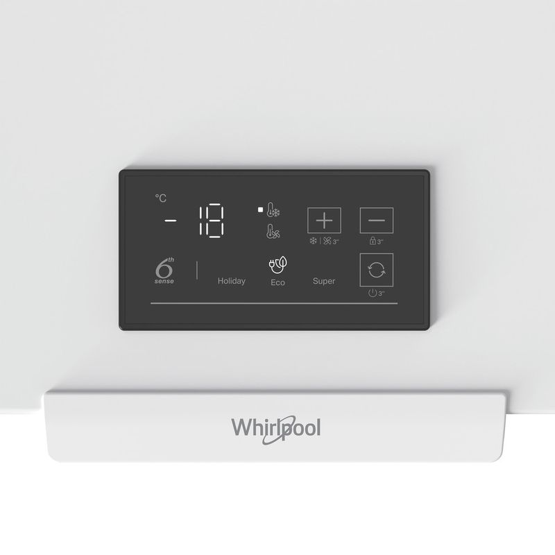 Whirlpool-Congelateur-Pose-libre-W3RHS31DW2-Blanc-Control-panel