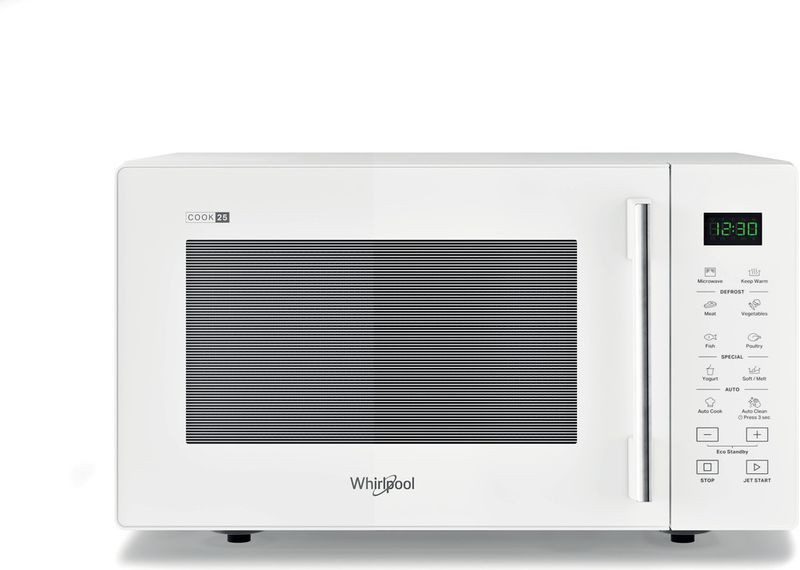 Whirlpool Four micro-ondes Pose-libre MWP 251 W Blanc Electronique 25 Micro-ondes uniquement 900 Frontal