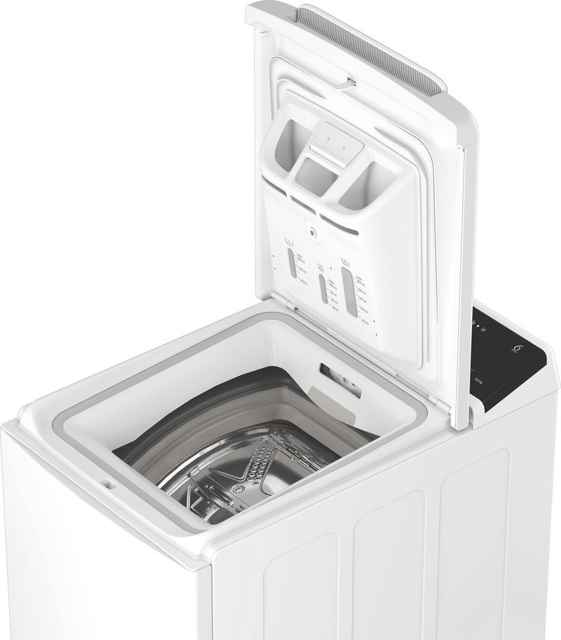 Whirlpool-Lave-linge-Pose-libre-TW-6522-FRESHCARE-FR-Blanc-Lave-linge-top-B-Perspective-open