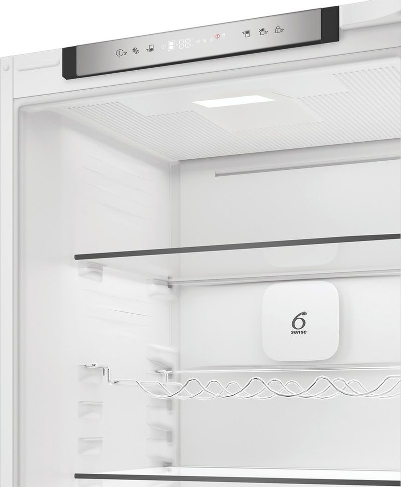 Whirlpool-Combine-refrigerateur-congelateur-Encastrable-WHK2-5294-B6E-Zinc-Metal-2-portes-Control-panel