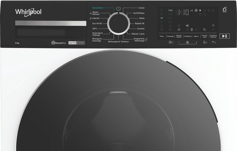Whirlpool-Lave-linge-Pose-libre-W0M-99W-ADS-FR-Blanc-Lave-linge-frontal-A-Control-panel