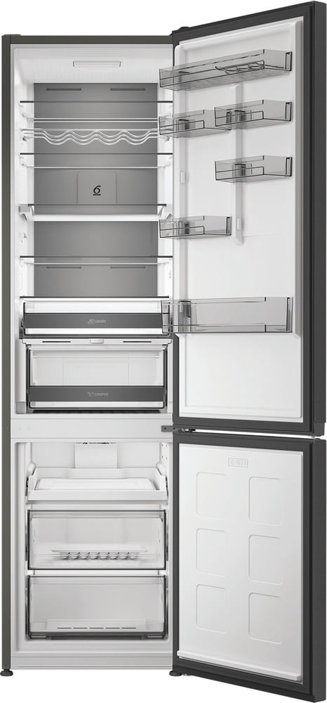Whirlpool-Combine-refrigerateur-congelateur-Pose-libre-WHK-26413-XBR6EE-Noir-2-portes-Frontal-open