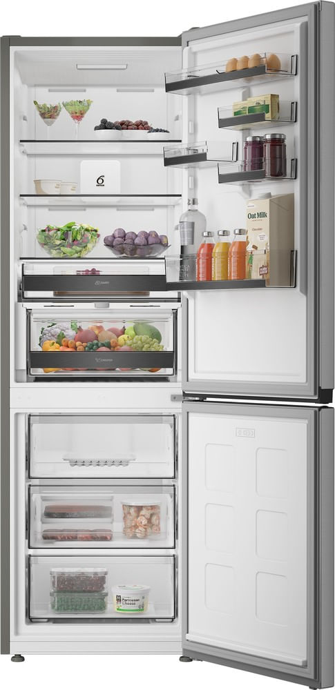 Whirlpool-Combine-refrigerateur-congelateur-Pose-libre-WHK-22374-X8EA-ARC-764-Manhattan-Gray-2-portes-Lifestyle-frontal-open